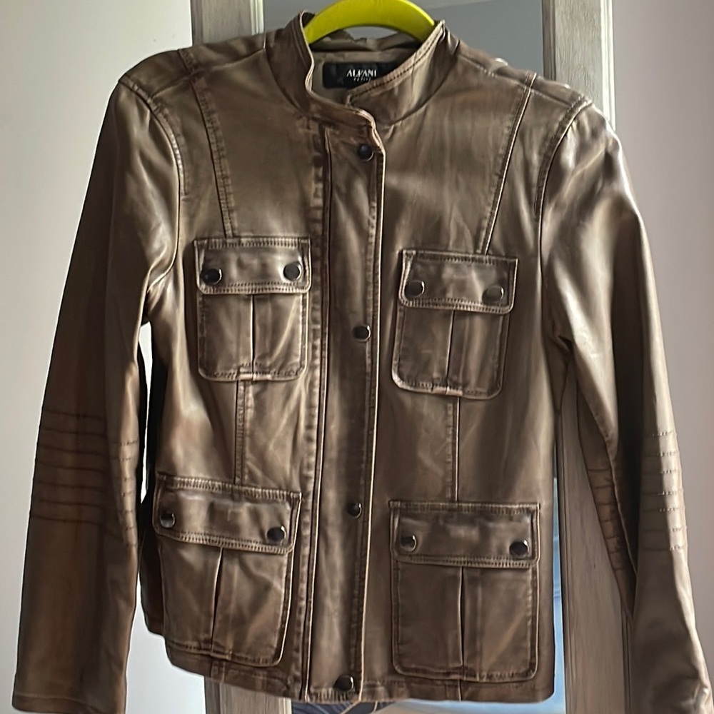 Alfani “pleather” jacket